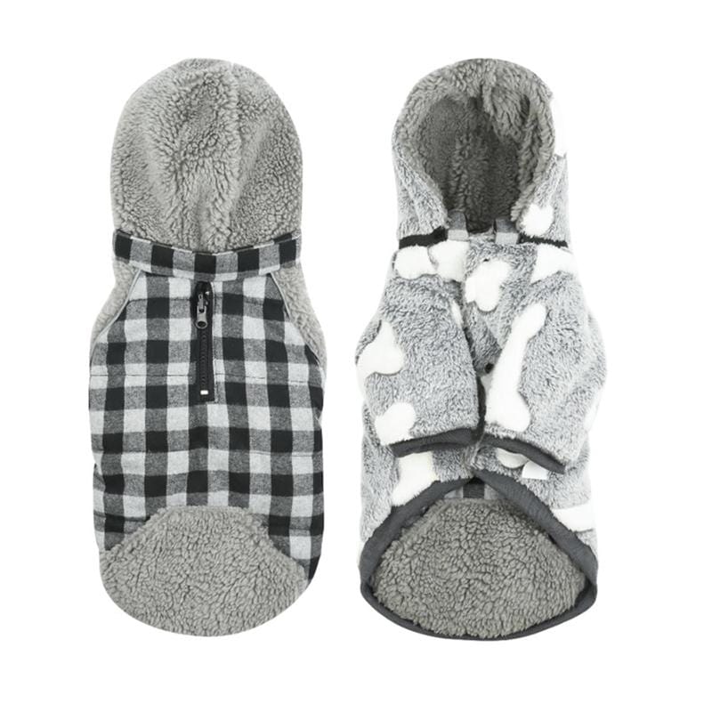 Dogs and Cats Boutique 5 Detachable Double-sided Dog Winter Coat