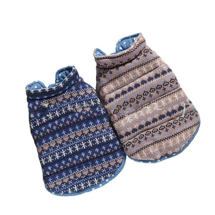 Dogs and Cats Boutique 5 Double-Sided Casual Polka-dot Knitted Dog Vest