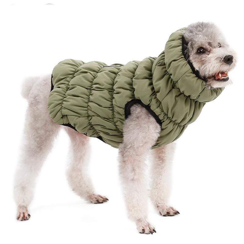 Dogs and Cats Boutique 5 Green / M Ribbed Dog Cotton Vest