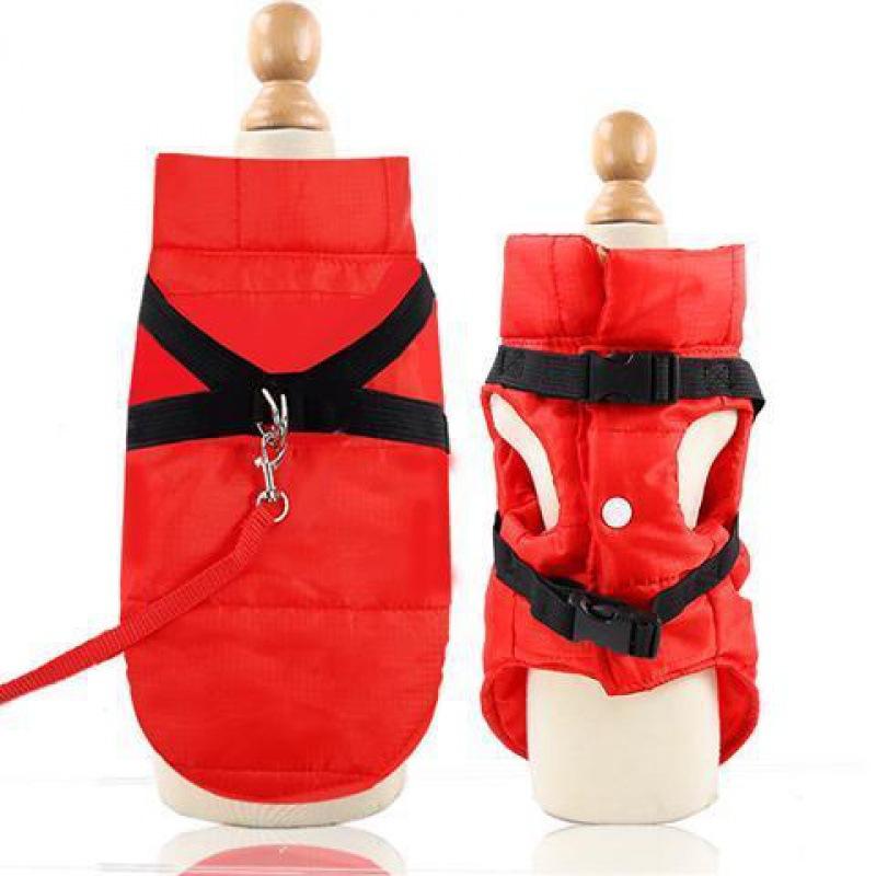 Dogs and Cats Boutique 5 Red / L Waterproof Cold Burst Pet Vest Coat