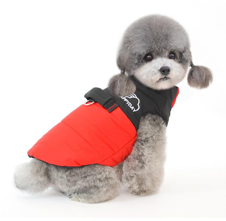 Dogs and Cats Boutique 5 Red / S Furr-eedom Padded Dog Winter Coat