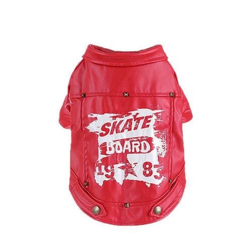 Dogs and Cats Boutique 5 Red / S Skate Board 1983 Warm Dog Jacket