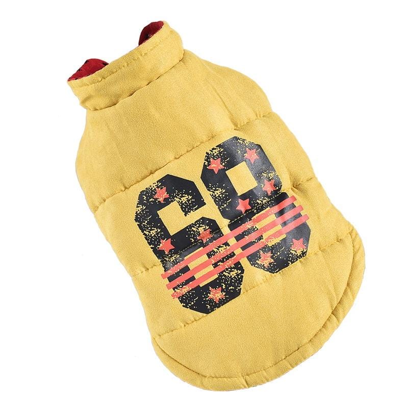 Dogs and Cats Boutique 5 Yellow / XS Winter Stars Double-sided Vest