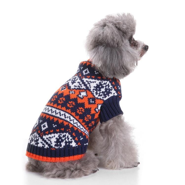 Dogs and Cats Boutique 6 BlueC / M Christmas Warm Spirit Dog Sweater