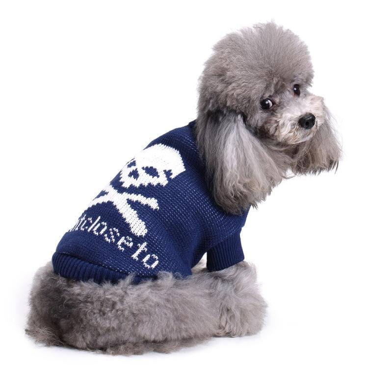 Dogs and Cats Boutique 6 BlueE / XL Christmas Warm Spirit Dog Sweater