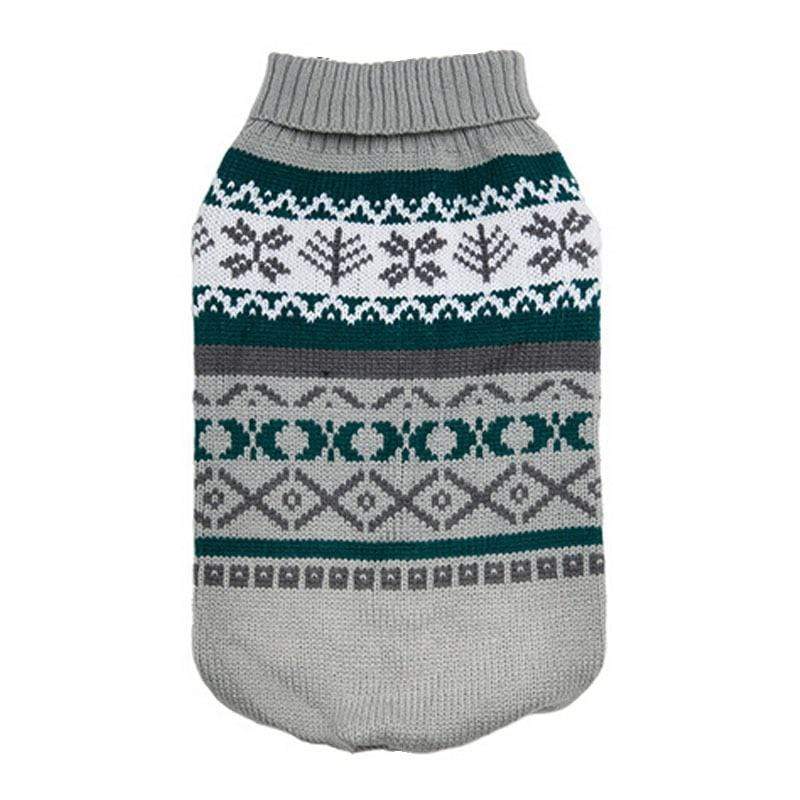 Dogs and Cats Boutique 6 Grey / XS Christmas Pet Lapel Sweater