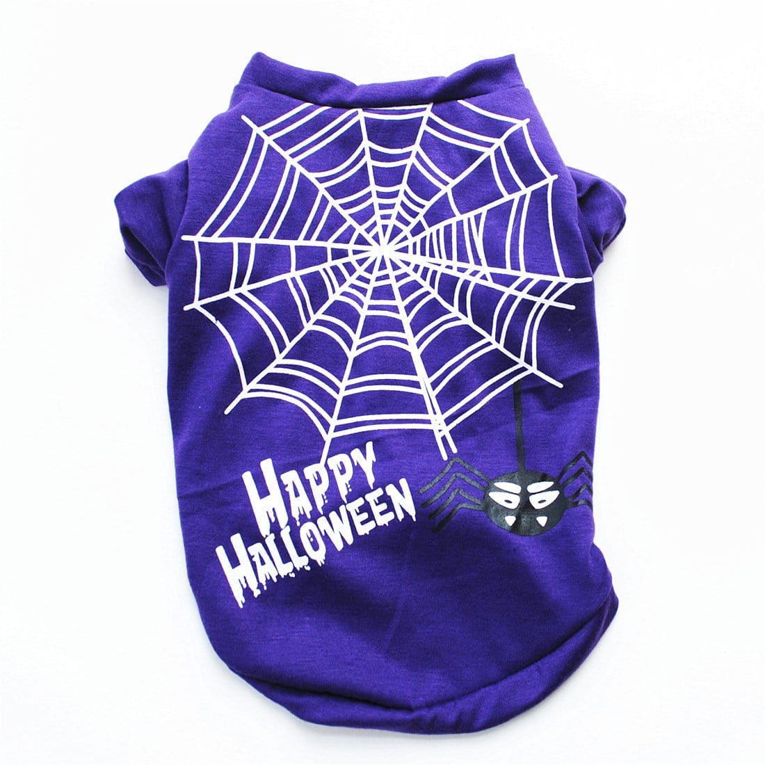 Dogs and Cats Boutique 6 Happy Halloween Spider Dog T-shirt