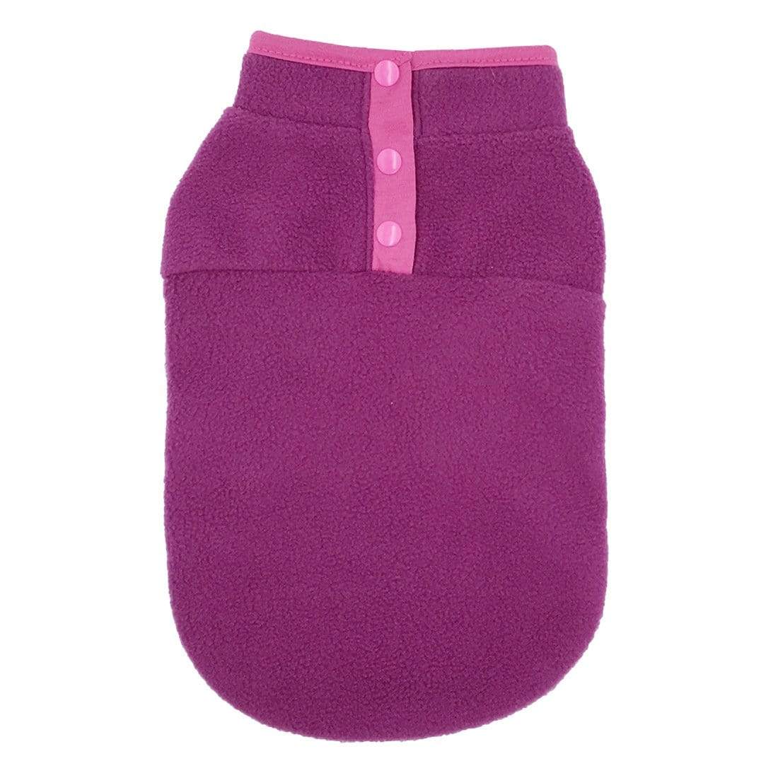 Dogs and Cats Boutique 6 Purple / L Soft Fleece Lightweight Dog Sweater