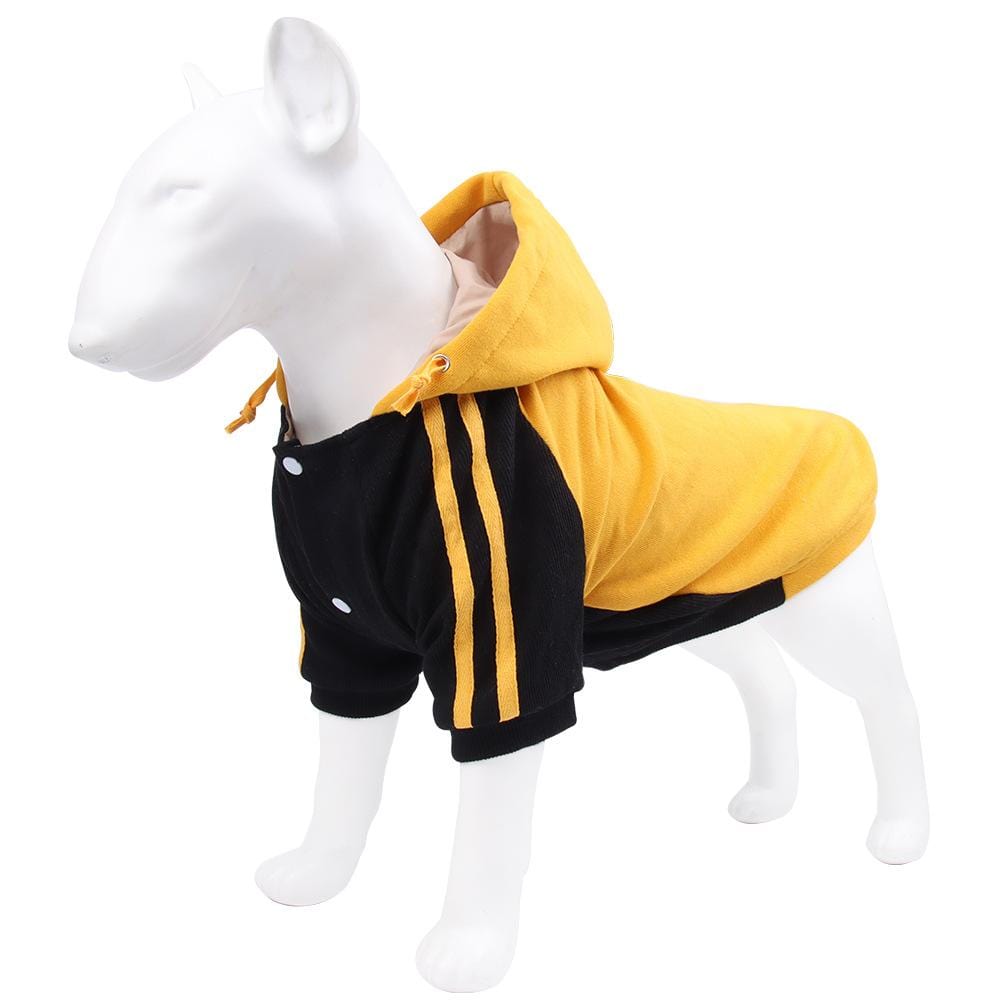 Dogs and Cats Boutique 6 Yellow / S One The Ready Dog Hooded Sweater