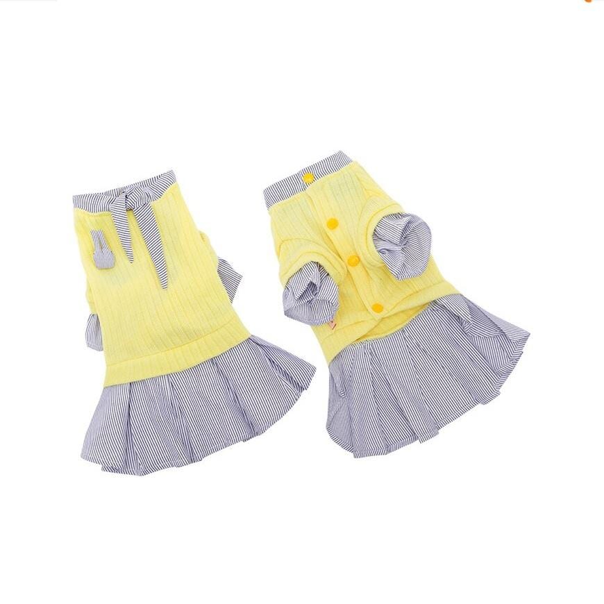 Dogs and Cats Boutique 6 Yellow / XS Like A Princess Dog Dress