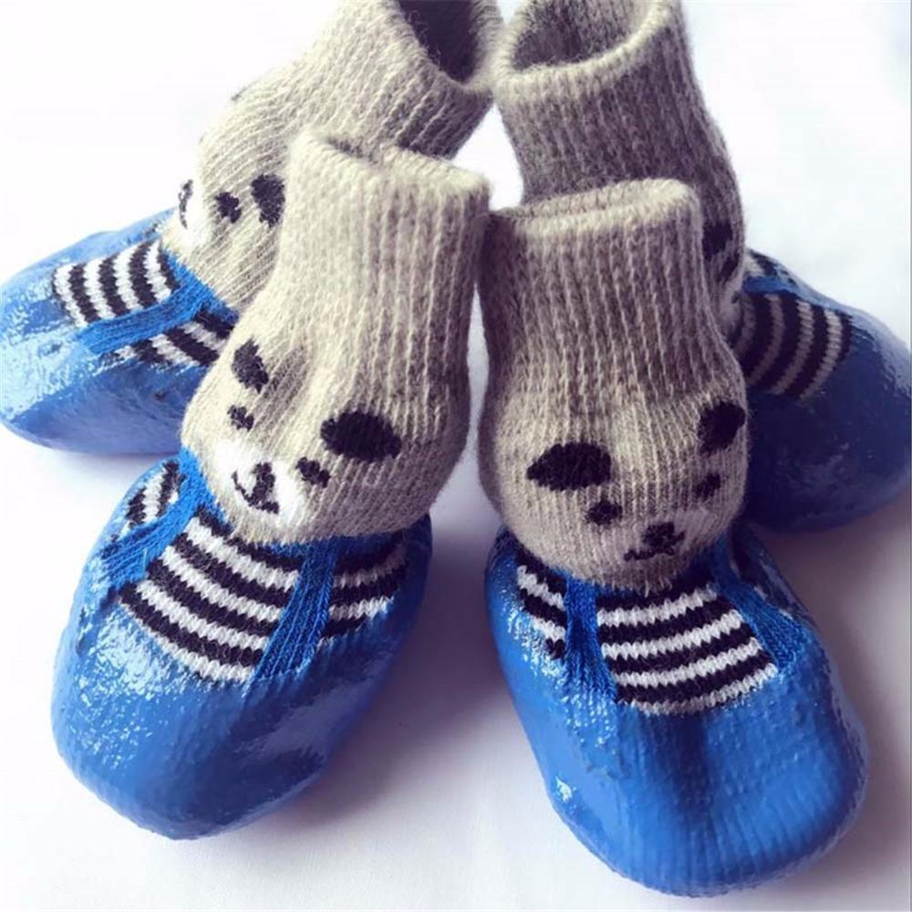 Dogs and Cats Boutique 7 Blue / L Anti-dirty Sock Dog Shoes