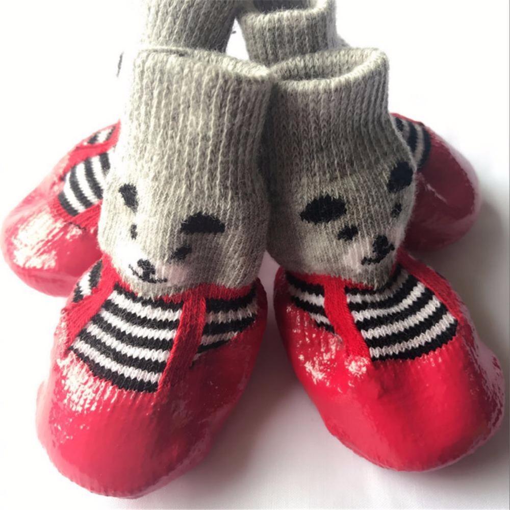 Dogs and Cats Boutique 7 Red / L Anti-dirty Sock Dog Shoes